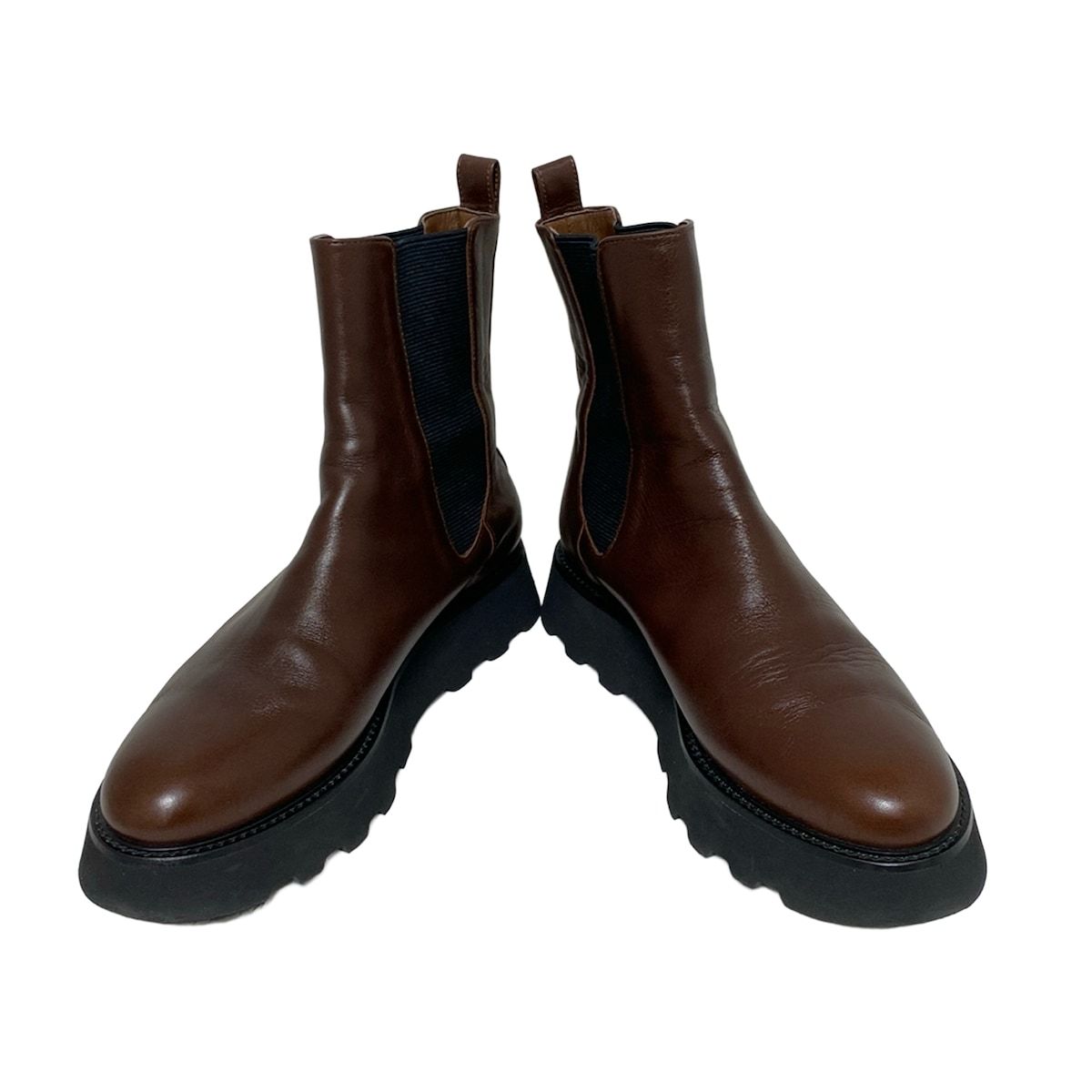 DIANA ダイアナ ショートブーツ 24 1 2 レディース - ダークブラウン サイドゴア レザー