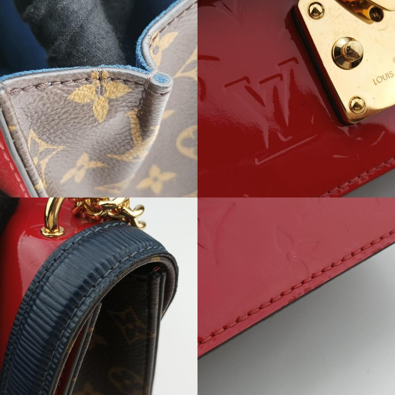 ブラウン系×スカーレット