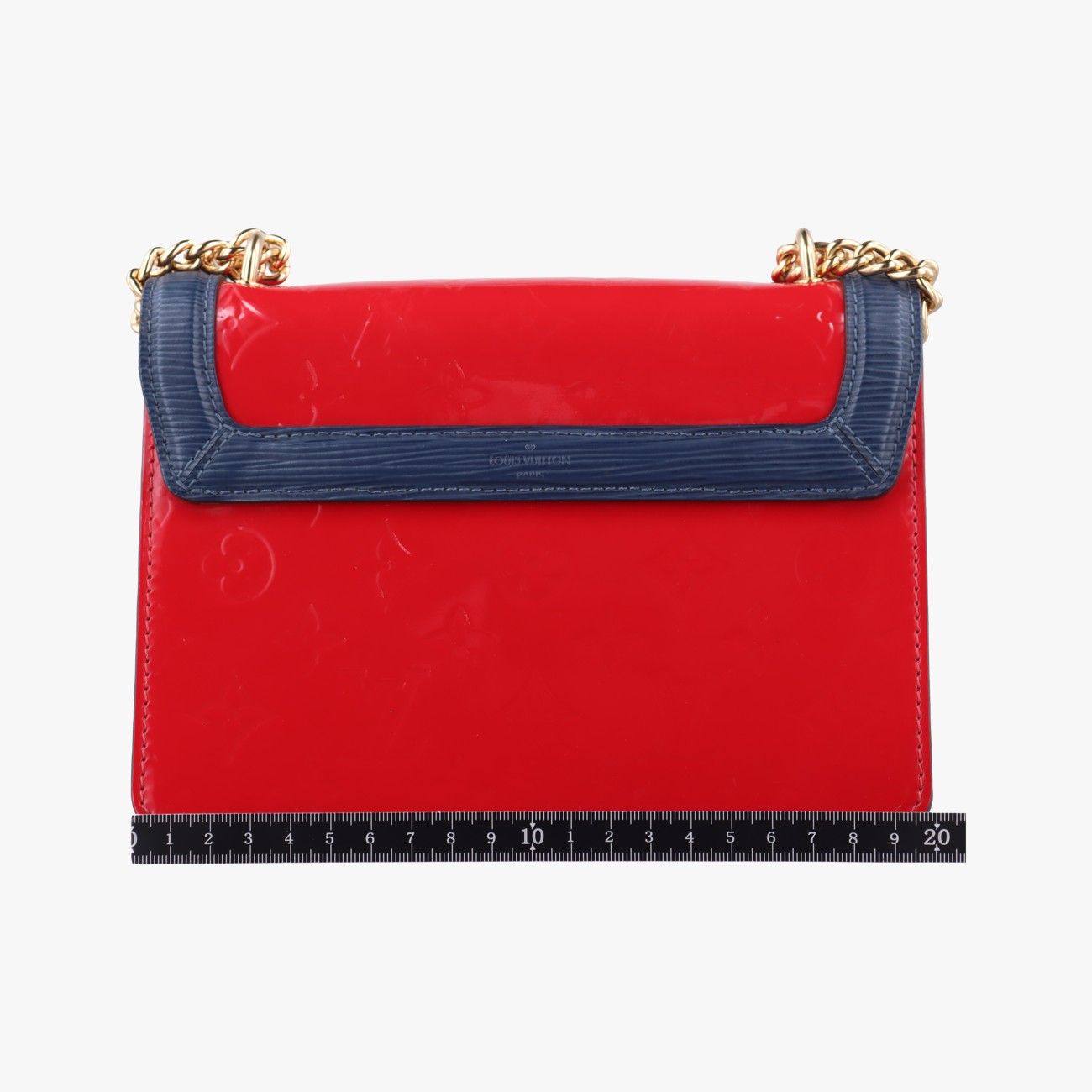 ルイヴィトンLouis Vuittonウィンウッド モノグラム ブラウン系×スカーレット モノグラムキャンバス×ヴェルニxエピ M 90517 FK 4189