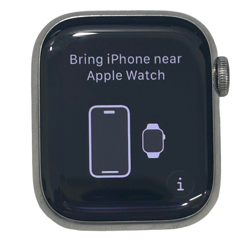 Apple Watch Series 8 Hermes MNN 13 J A GPS Cellularモデル Apple一括 判定 最大容量100％ ステンレスケース 動作品