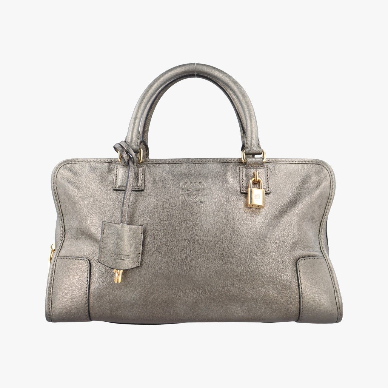 ロエベLoeweアマソナ36 ゴールド レザー 061106 - メルカリ