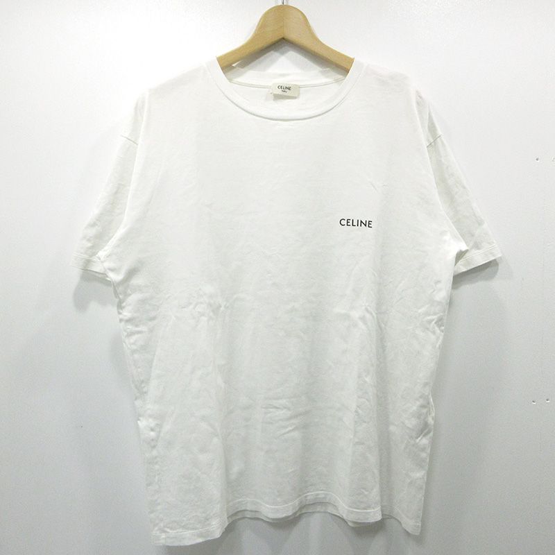 三重本店】 中古 CELINE | セリーヌ 半袖Tシャツ ロゴプリント