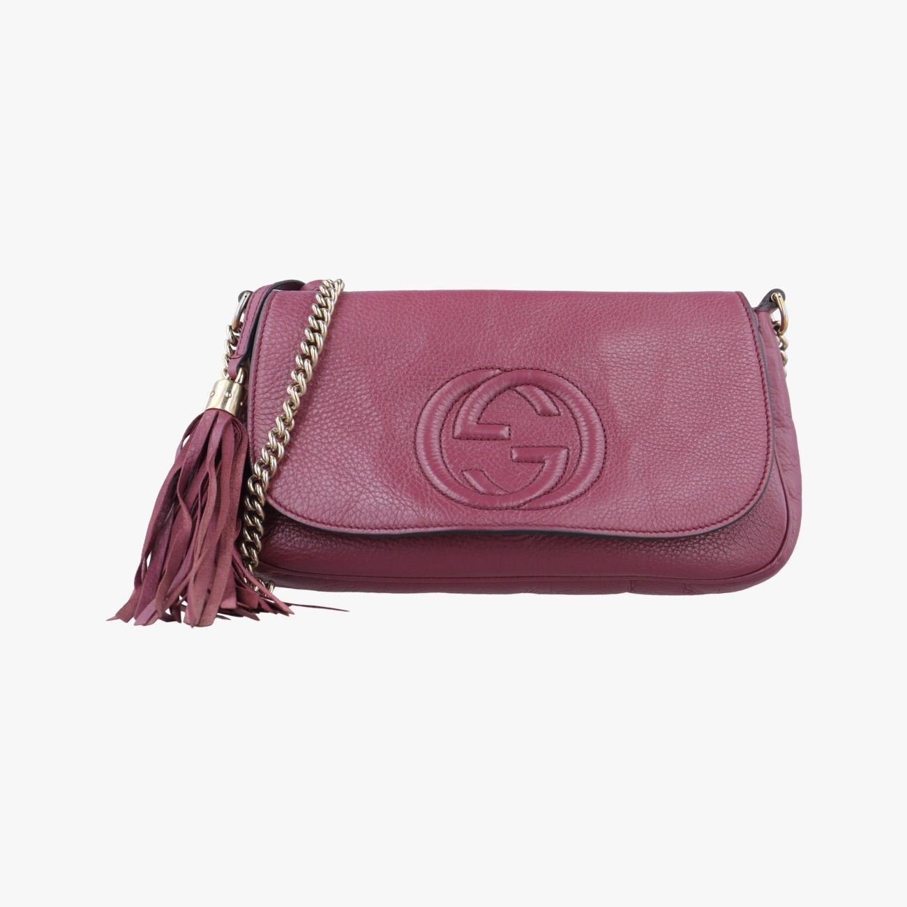 グッチGucciソーホー ワインレッド レザー 336752