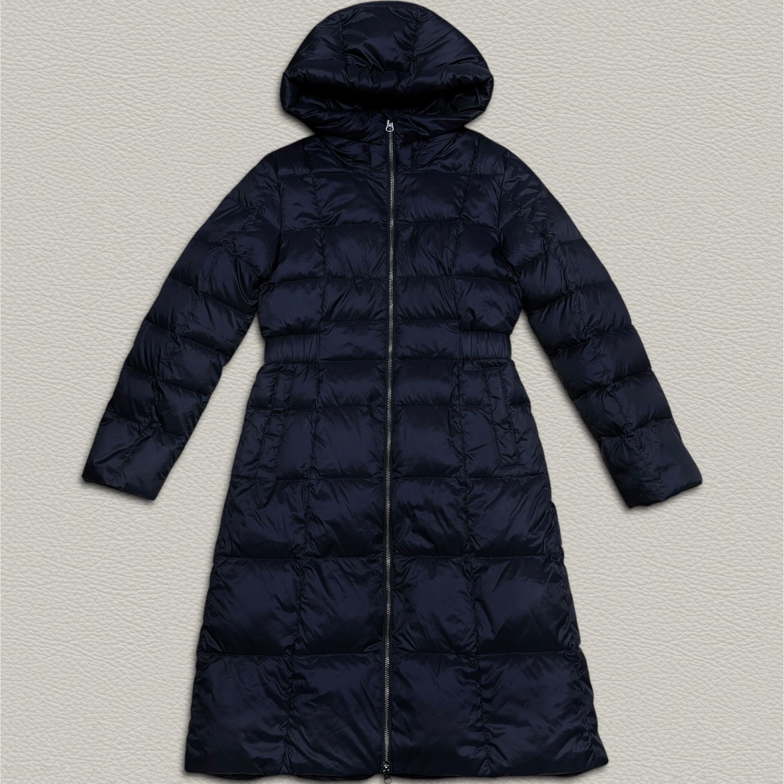 現行モデル】PLST リモンタダウンロングコート S ネイビー プラステ