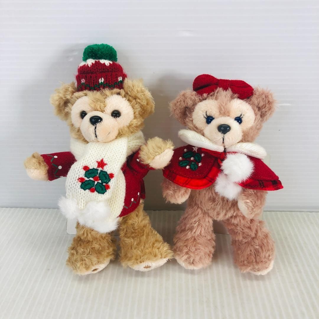 タグ付】 ダッフィー シェリーメイ ぬいぐるみバッジ ストラップ