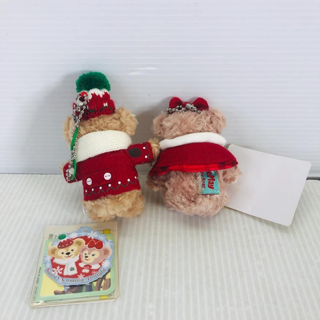 タグ付】 ダッフィー シェリーメイ ぬいぐるみバッジ ストラップ