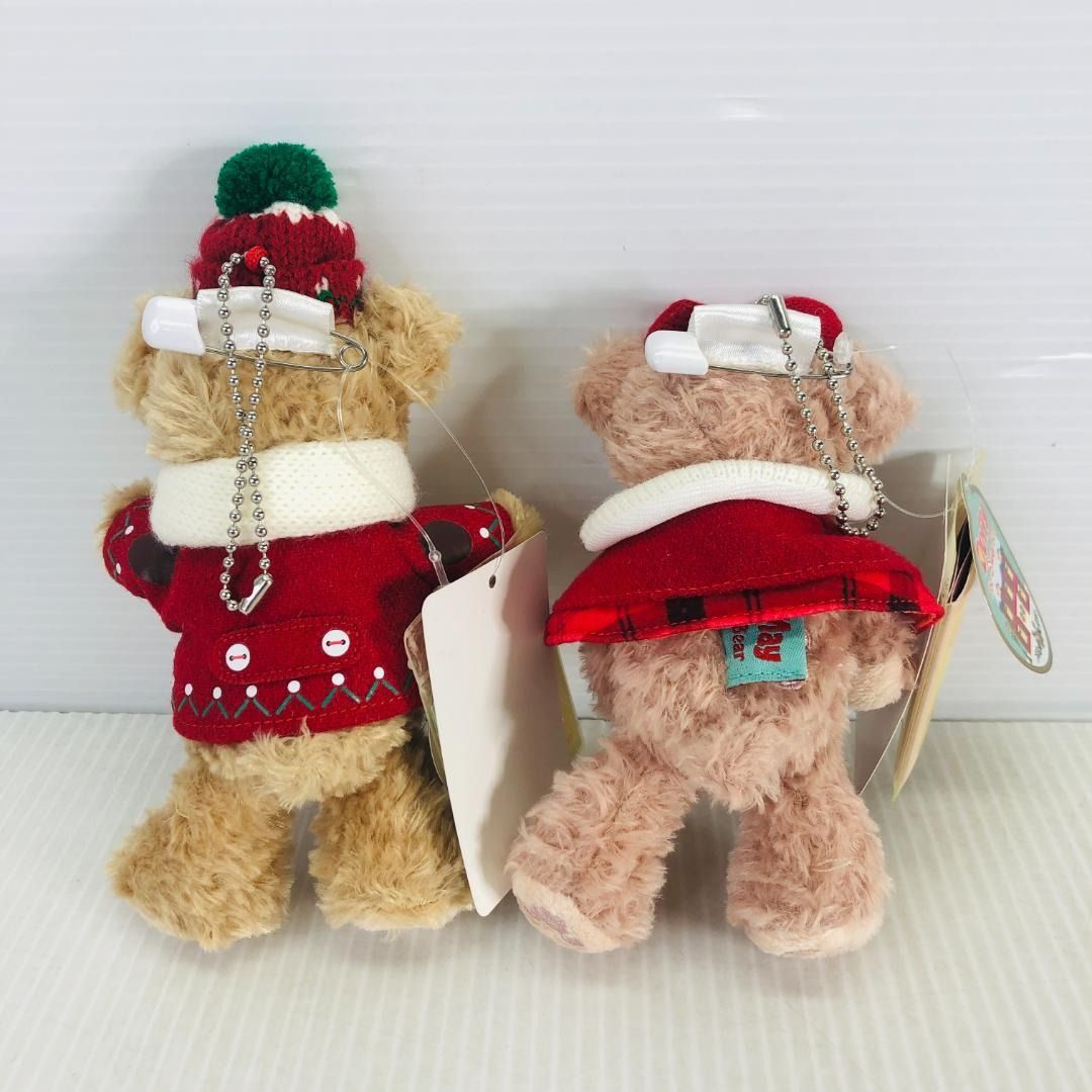 タグ付】 ダッフィー シェリーメイ ぬいぐるみバッジ ストラップ