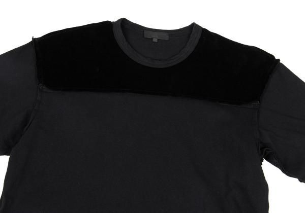 【COMME des GARÇON】ベロアドレス コムデギャルソン 公式 オムCOMME des GARCONS HOMME 染めベロア切替