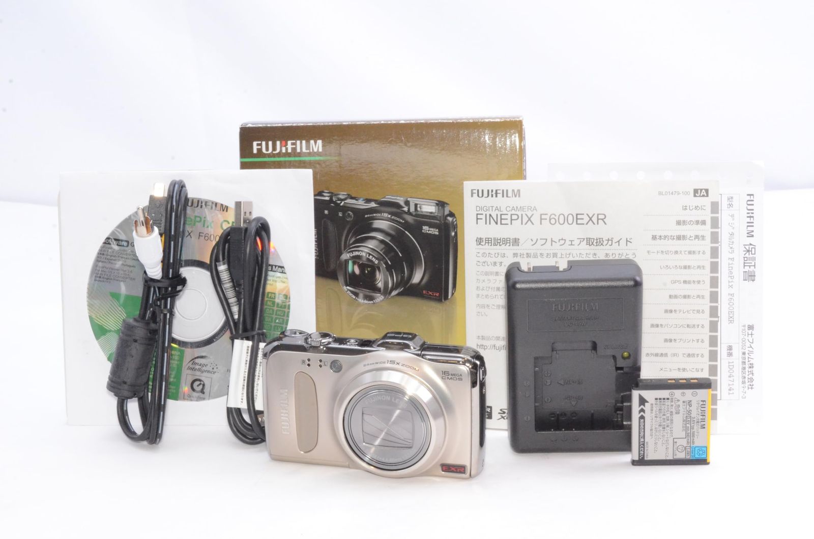 FUJIFILM デジタルカメラ FinePix F600EXR シャンパンゴールド 【公式 