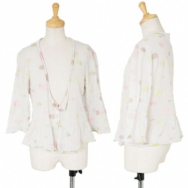 イッセイミヤケ ハートISSEY MIYAKE HaaT シースルードット柄