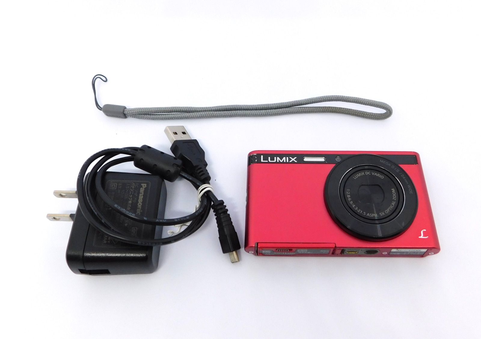 Panasonic LUMIX DMC-XS1 動作確認済み レッド コンパクトデジタル