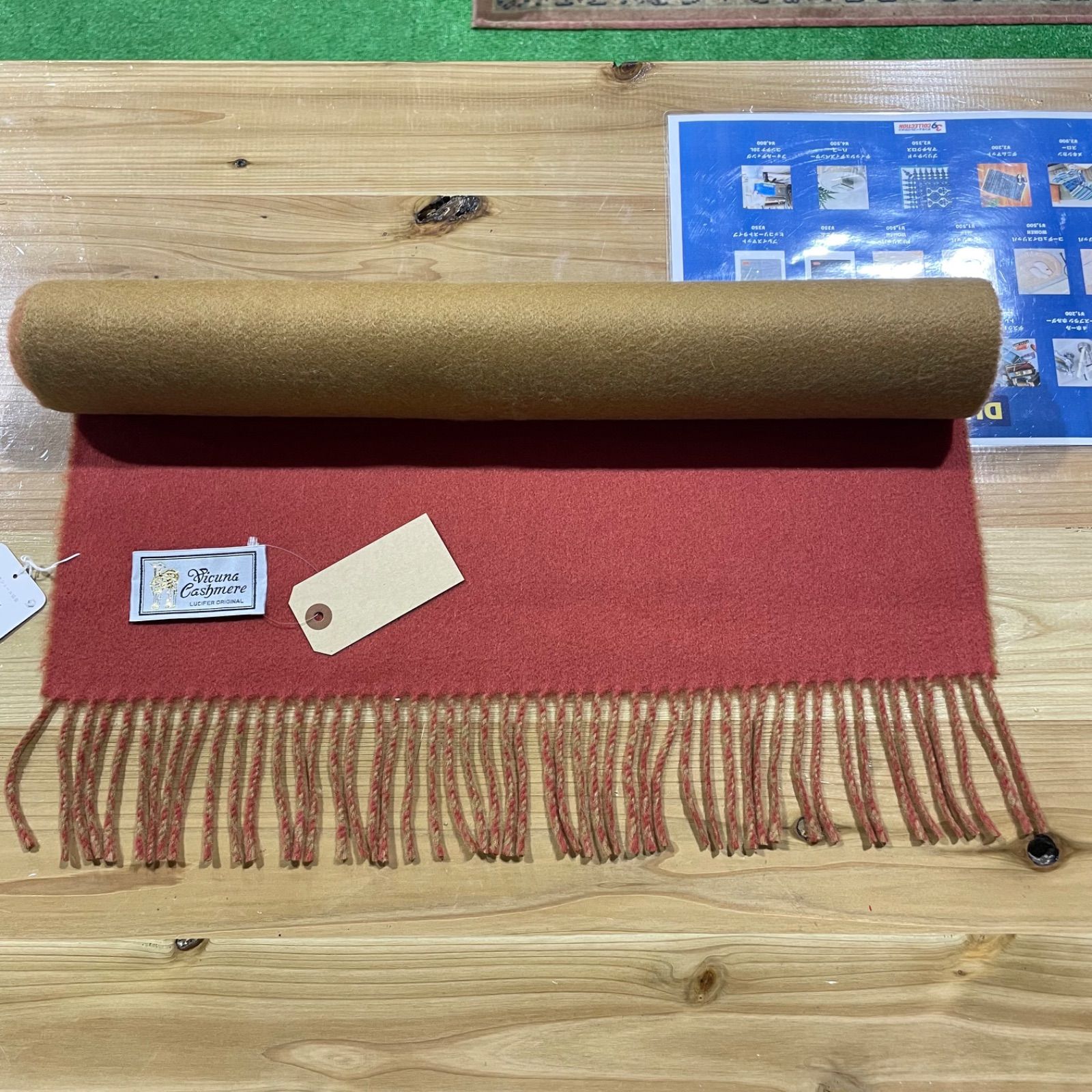 ⭐️新品未使用⭐️ VICUNA カシミヤ 大判マフラー - メルカリ