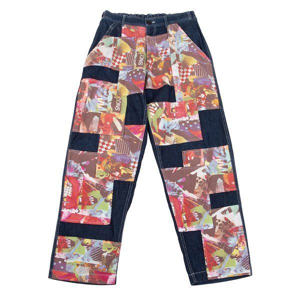 コムデギャルソンシャツコレクションlookパッチワークテーパードパンツ早い者勝ち コムデギャルソンシャツコレクションlookパッチワークテーパードパンツ
