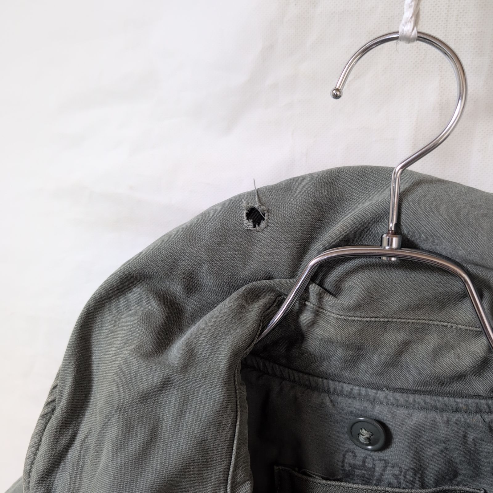 50s 黒タグ 実物 米軍 USAF ウール パイル ライナー ジャケット M-R 緑