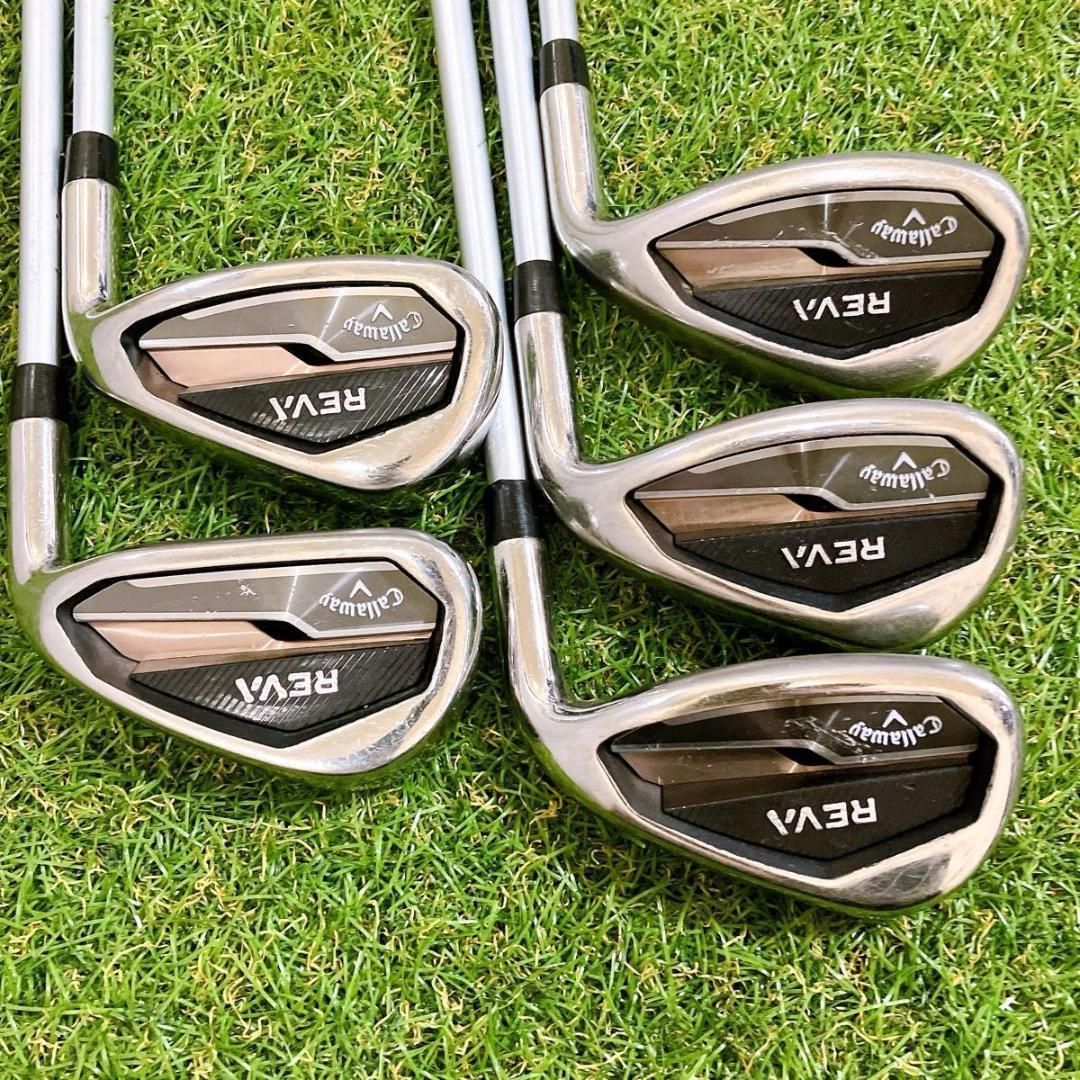 キャロウェイ REVA レディースゴルフセット 初心者 右 L ローズ レバ