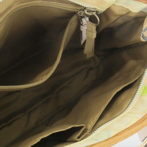 コーチ COACH ハンドバッグ パッチワーク キャンバス シグネチャー