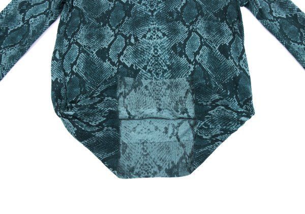 ヒステリックグラマーHYSTERIC ベスト GLAMOUR レーヨン混パイソン柄V