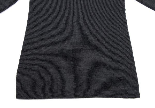 ワイズY's ウールハイネックニットセーター グレー3