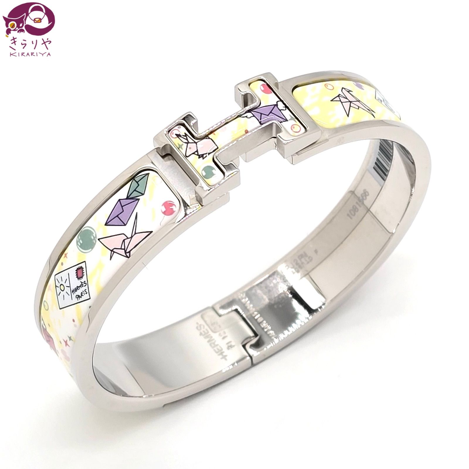 HERMES エルメス エナメル ブレスレット クリックH エルメス・フラッグ