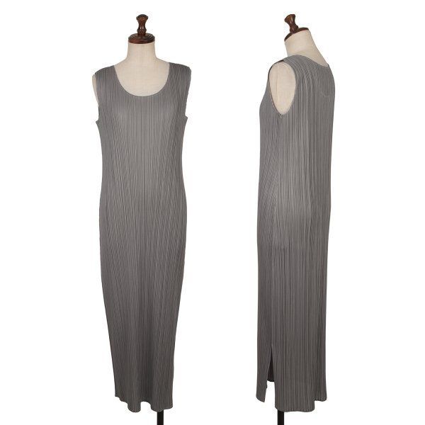 プリーツプリーズPLEATS PLEASE プリーツノースリーブワンピース