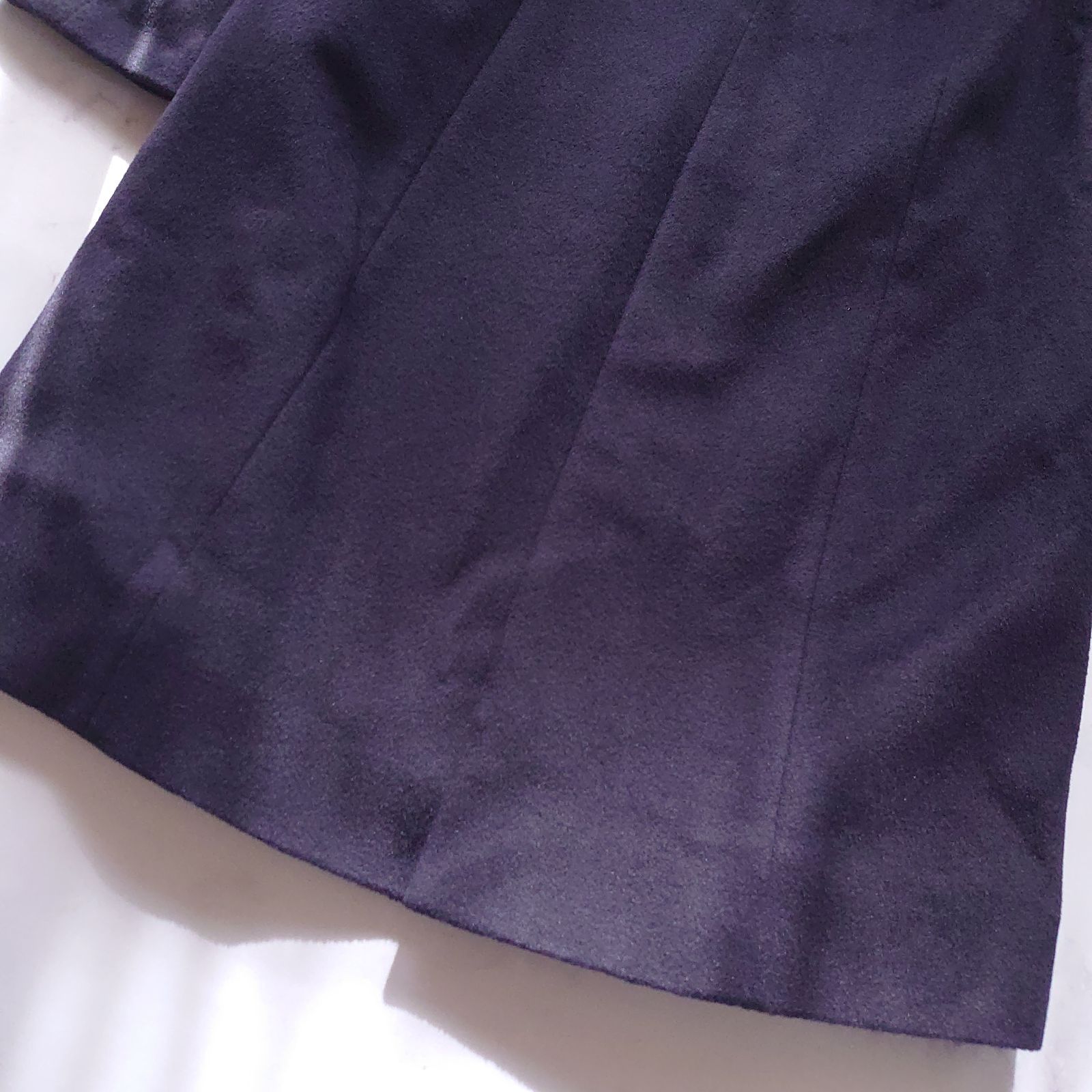 近年モデル オールドイングランド アンゴラビーバーフードコート 紺