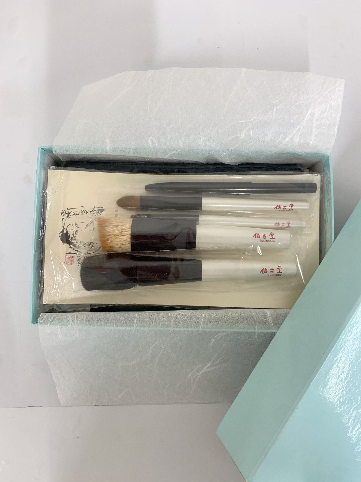  3 仿古堂 化粧筆 5本セット 美容品 1 メイクブラシセット メイク道具 化粧小物