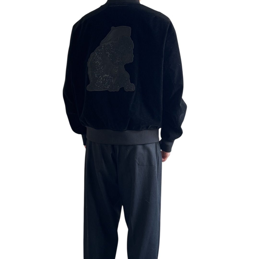 EMPORIO ARMANI エンポリオアルマーニ クラブウェア ベロアボンバー