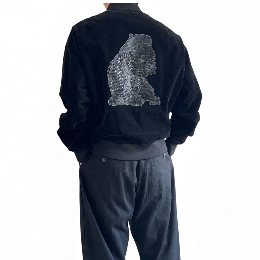 EMPORIO ARMANI エンポリオアルマーニ クラブウェア ベロアボンバー