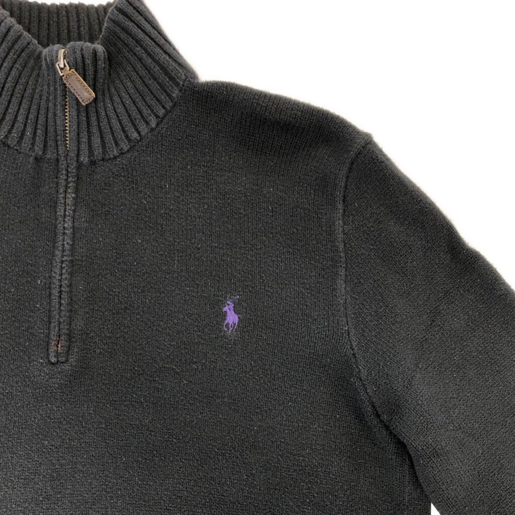 新品【メルカリ市価格】POLO RALPH LAUREN メンズウールニット 黒 ポロラルフローレン ブラック ポニー ケーブルニット Mサイズ - メルカリ