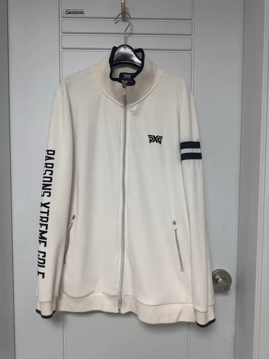 PXG ゴルフ 白 トラック フリース ジップアップ メンズ XXL 105
