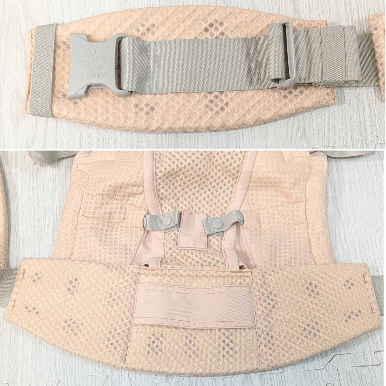  エルゴベビー 抱っこ紐 ピンククォーツ アダプトソフトフレックスメッシュ 外出 お出かけ ergobaby adaptsoft flex mesh 抱っこ紐 おんぶ紐 抱っこひも スリング