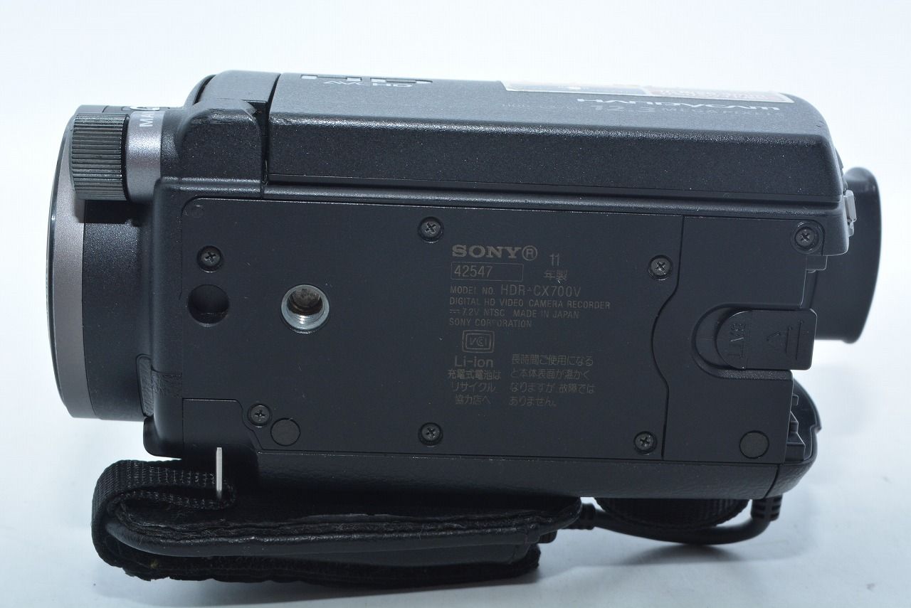  ソニー SONY デジタルHDビデオカメラレコーダー CX 700 V ブラック HDR B ビデオカメラ本体 ビデオカメラ