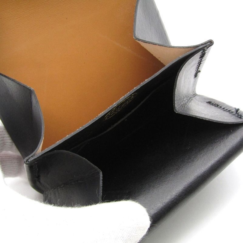 美品 Hans Oster ハンスオスター ミニ財布 purse 100w 手縫い 小銭入れ