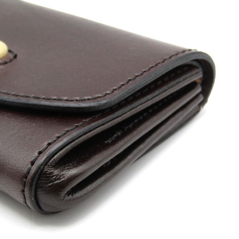 美品 Hans Oster ハンスオスター ミニ財布 purse 100w 手縫い 小銭入れ