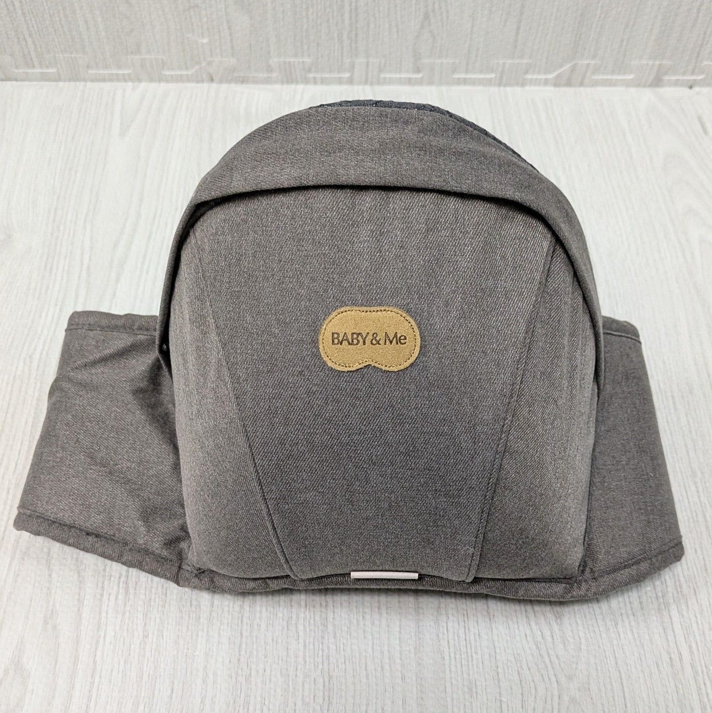 ベビーアンドミーベルクブラウンファーストパーツセット抱っこ紐グレーbaby＆mebelk.firstset
