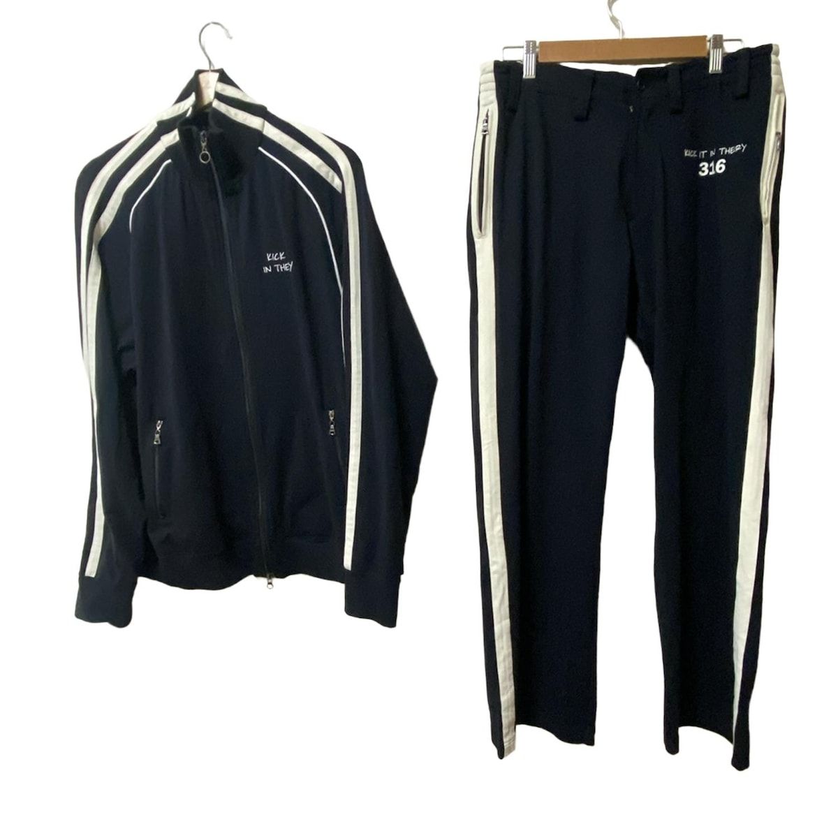 theory セオリー メンズセットアップ メンズ 黒 白