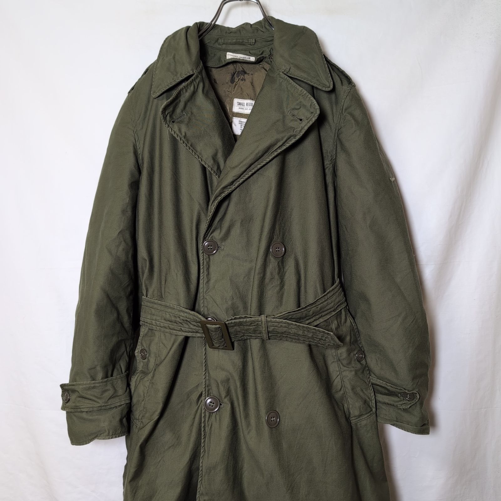 50s 米軍実物 USARMY アメリカ軍 M-1954 オーバーコート トレンチ 