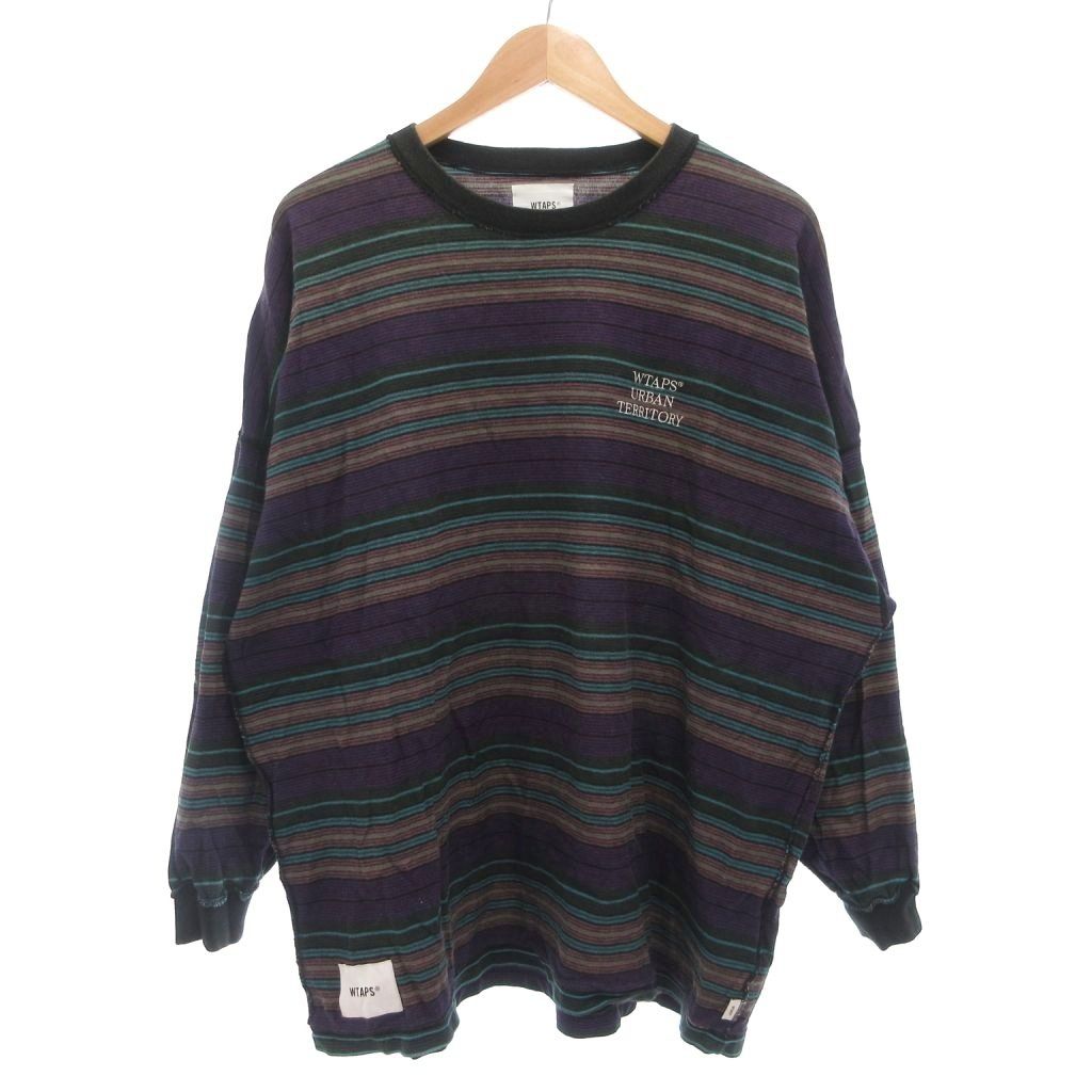 ダブルタップス WTAPS 22SS Long Sleeve Jam 02 Tee ボーダー Tシャツ