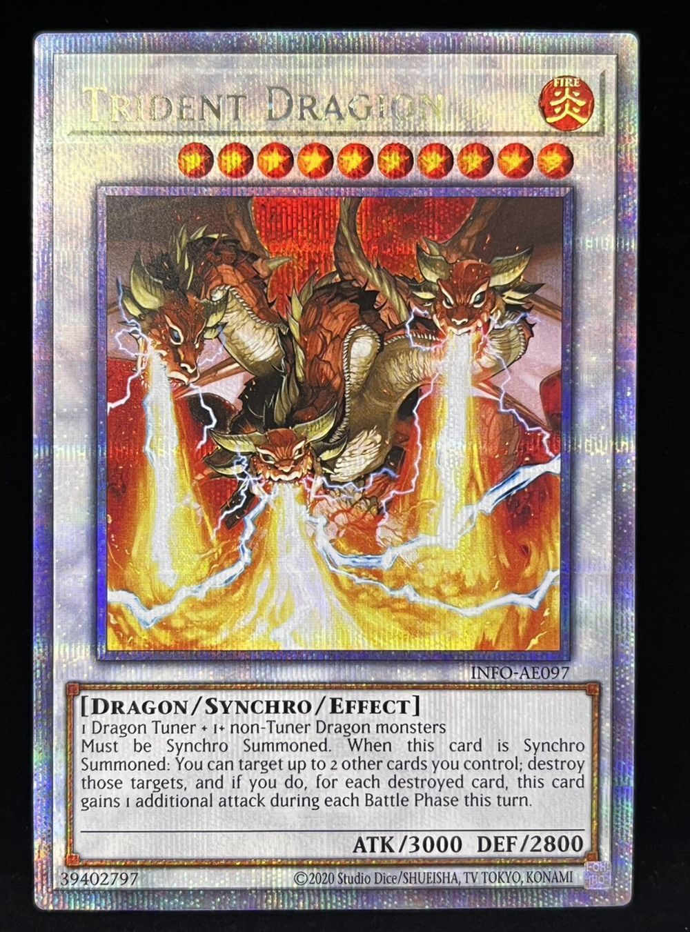 遊戯王【泰亜版】トライデント・ドラギオン 25thシークレット - メルカリ