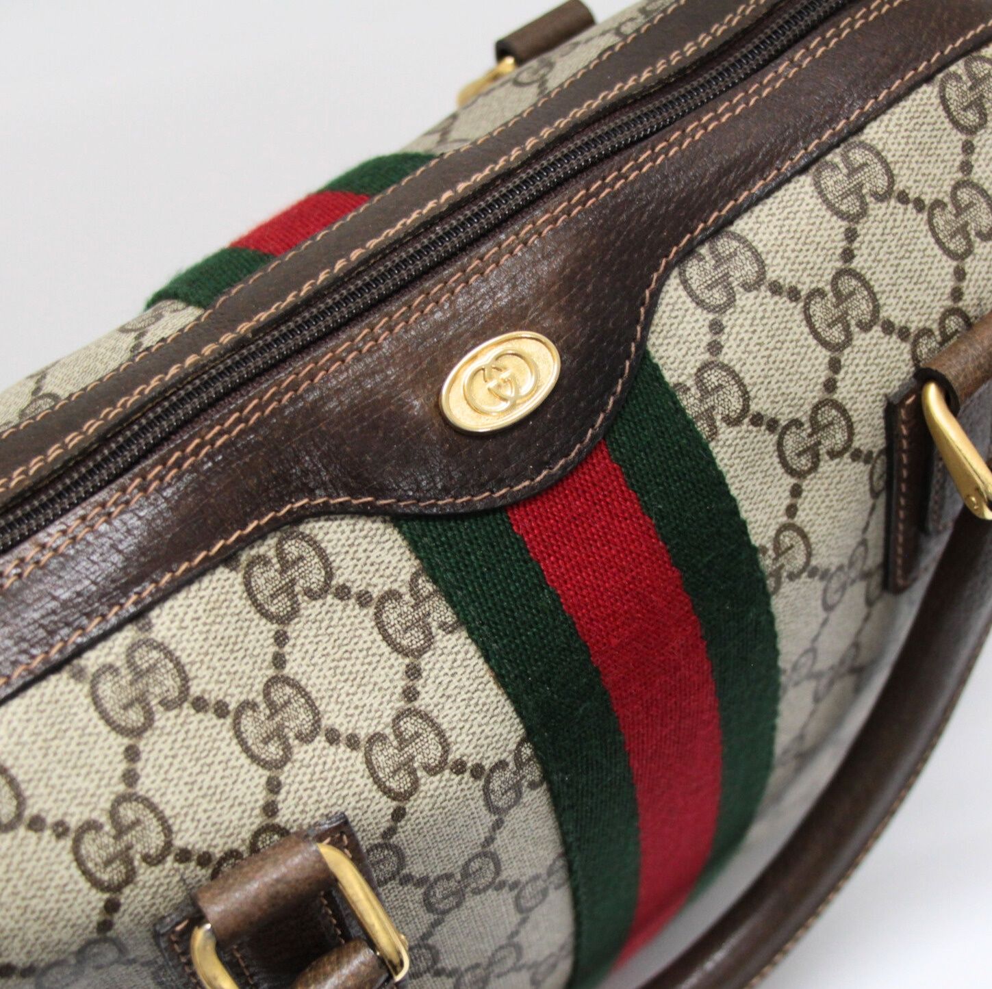 グッチ GUCCI オールドグッチ シェリーライン 2WAY ミニボストンバッグ