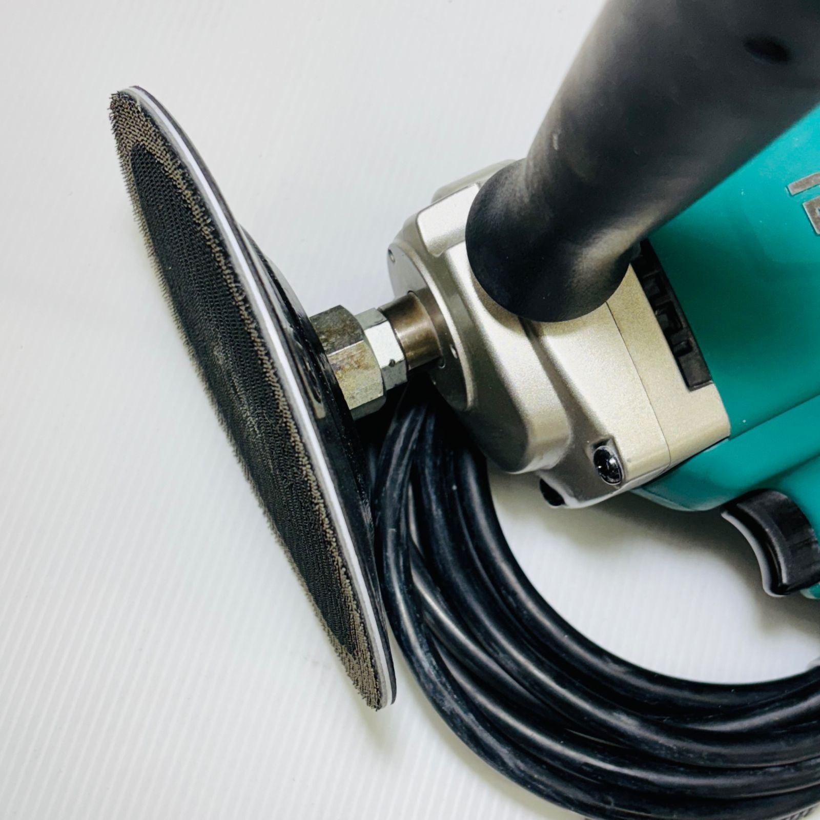 動作良好 京セラ Kyocera 旧リョービ 電子シングルアクションポリッシャー PE-201 補助ハンドル付