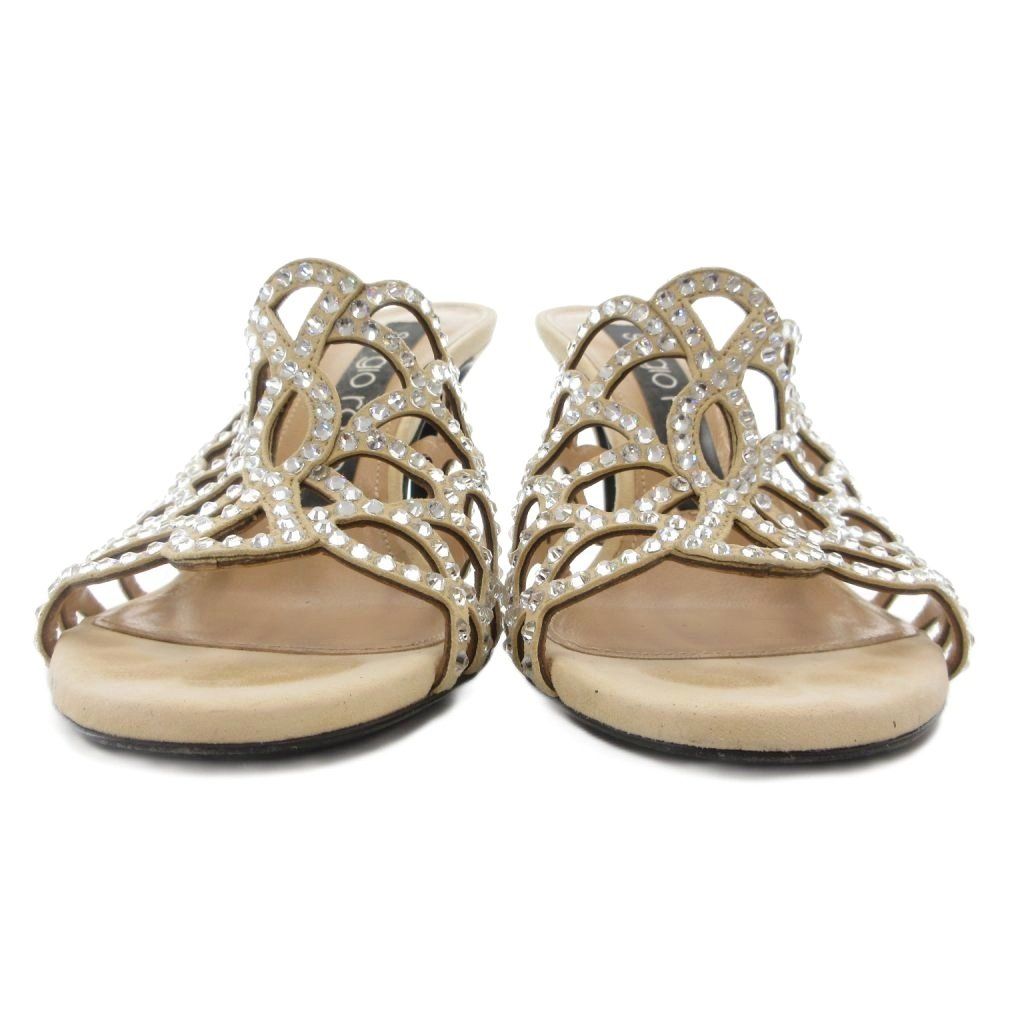 セルジオロッシ Sergio rossi SR MERMAID BRIDAL CRYSTAL ヒール