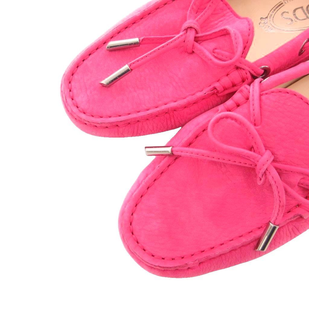 トッズ TOD'S ローファー ドライビングシューズ モカシン スエード