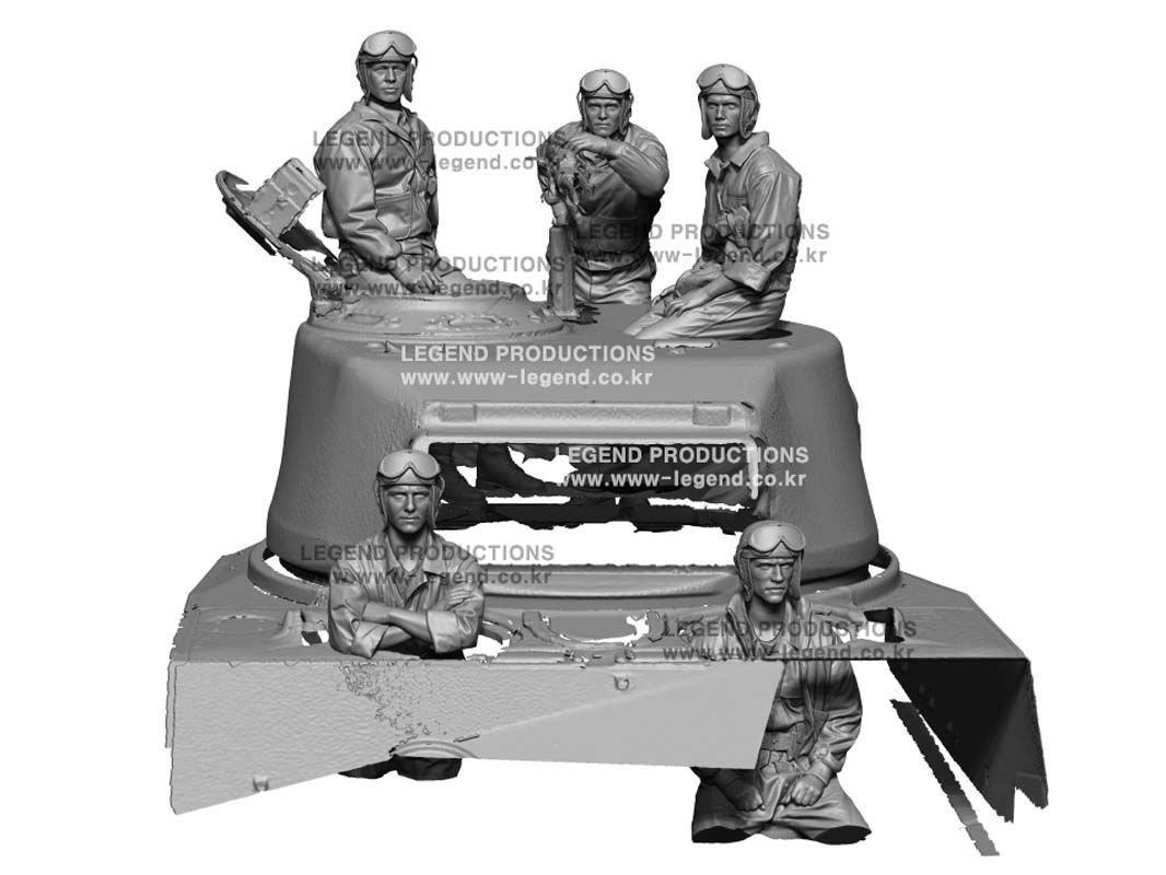  レジェンド 1 35 LF 0145 アメリカ タンククルーセット その他 模型 プラモデル