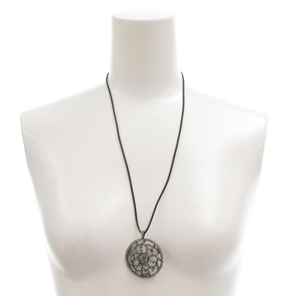 FOXEY◇フォクシー ラインストーン ネックレス フォクシー FOXEY クリスタルムーンペンダント ネックレス ライン