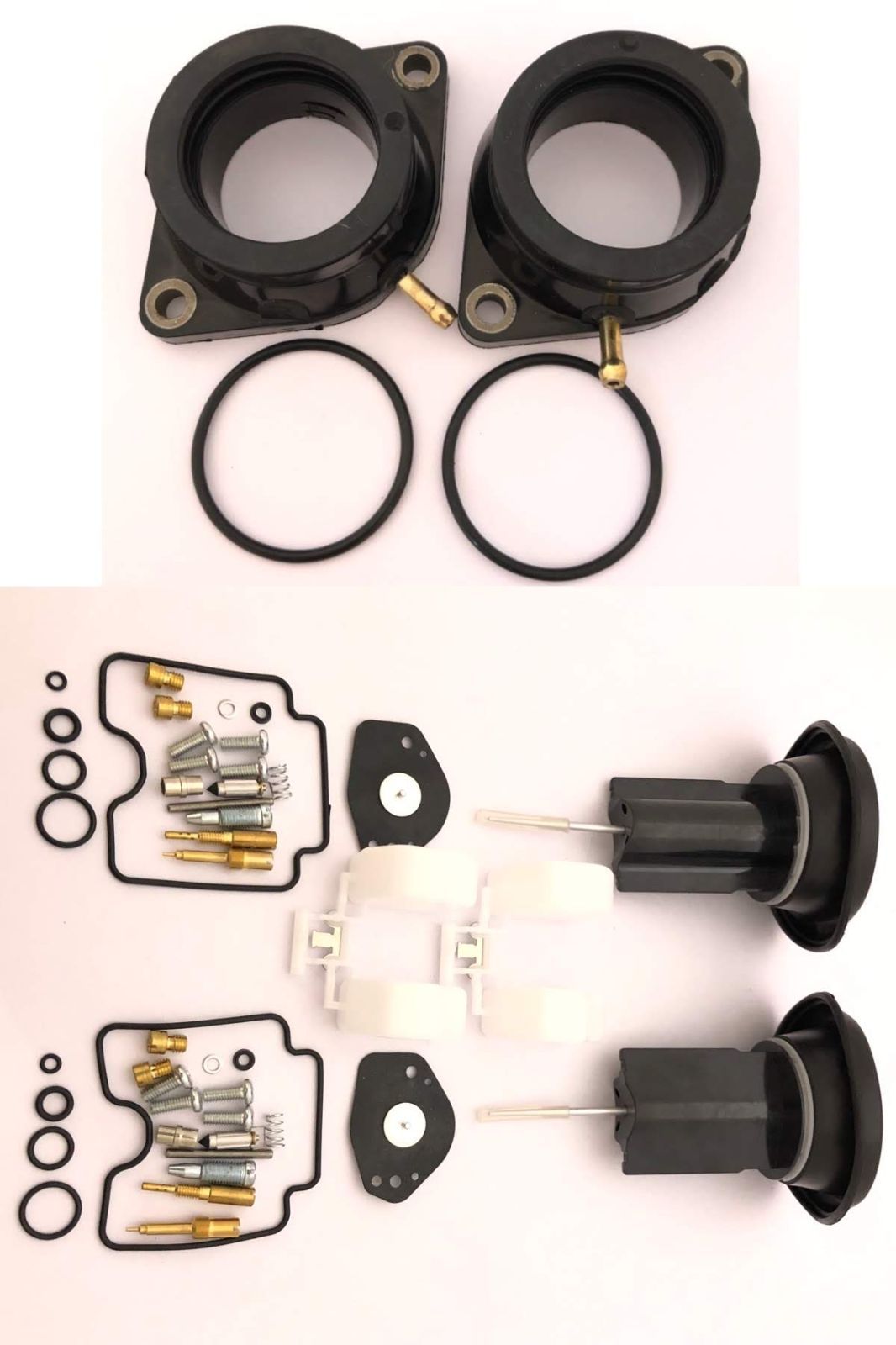 ドラッグスター 1100 ダイヤフラム インシュレーター セット ゴム ドラスタ クラシック キャブレター ジェット パイロット スロー マニホ インマニ インテーク