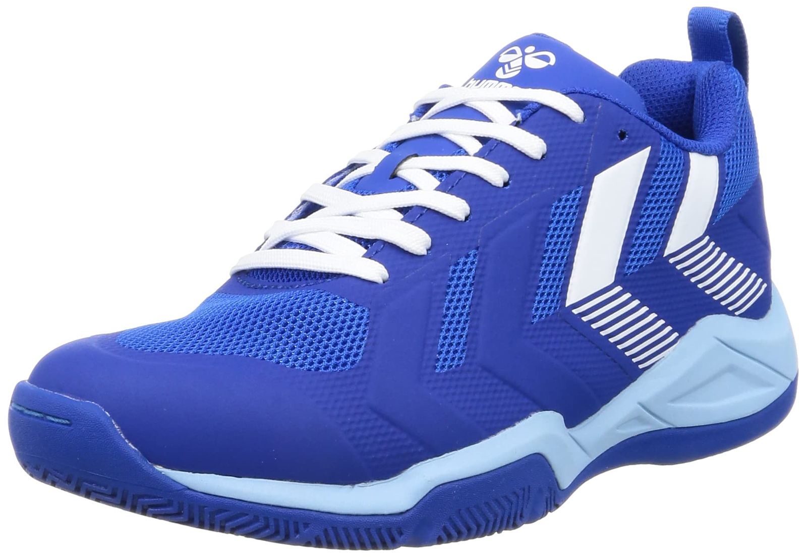 ヒュンメル インドアソルジャーNEO 2 ブルー×ホワイト 6010 26.0 cm