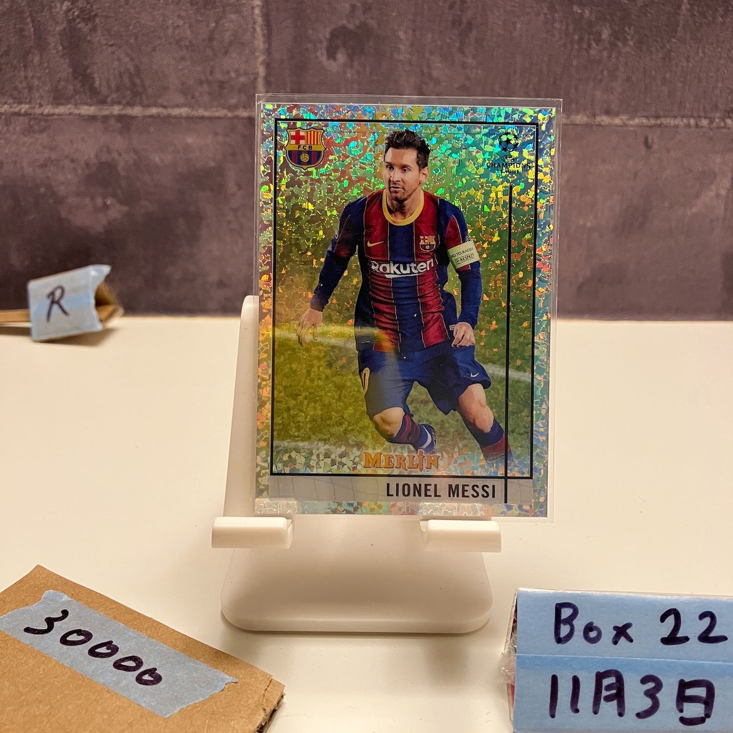 その他 Topps Merlin Renaissance Lionel Messi 2021 Topps Merlin Chrome Lionel Messi 030/150 FC Barcelona