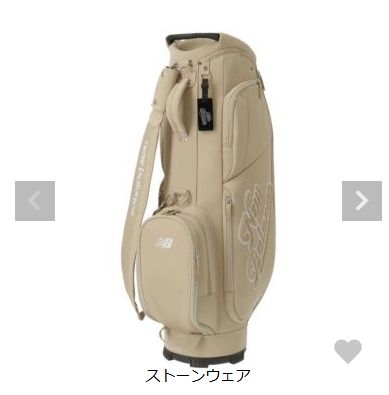 ロゴ刺繍キャディバッグ