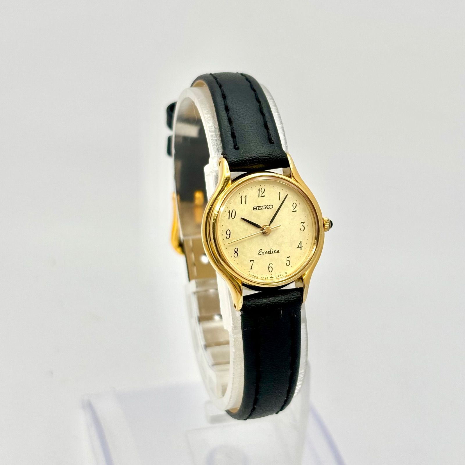 【電池新品・純正ベルト】セイコー SEIKO エクセリーヌ Exceline 美品/新品電池】SEIKO セイコー Exceline エクセリーヌ レディース